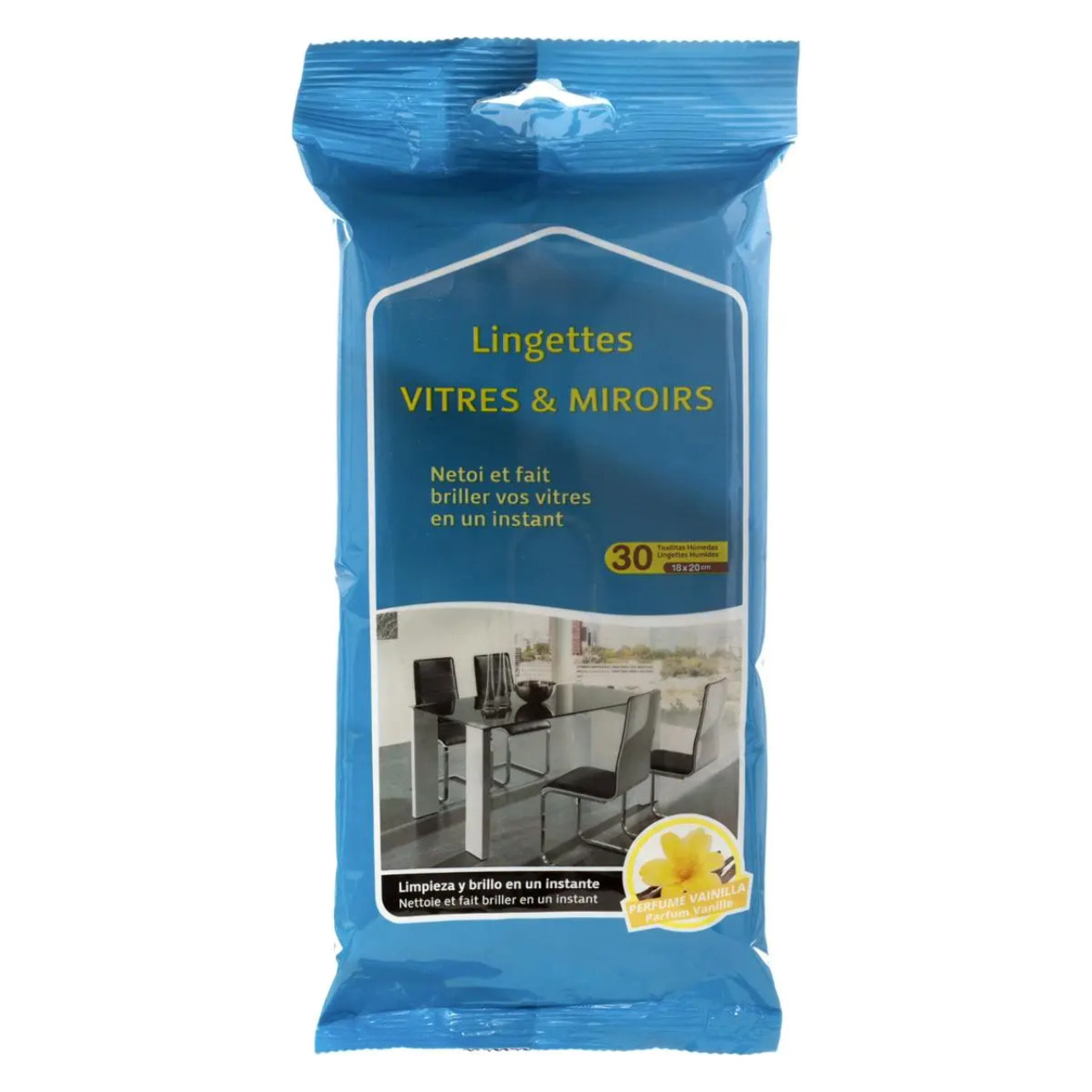 Lingettes X30 vitres-miroir