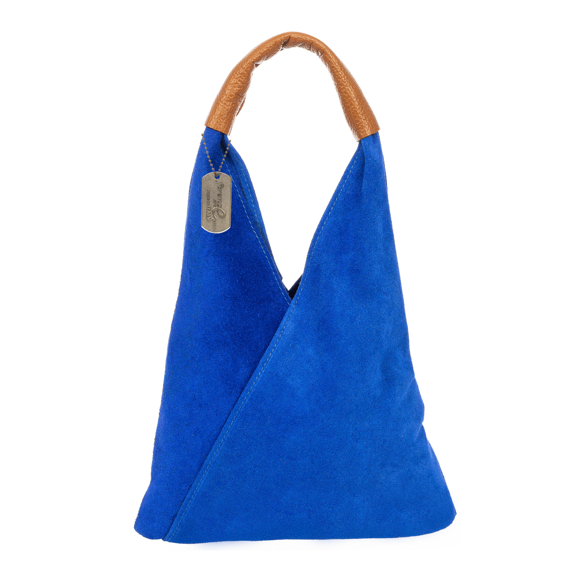 Aviano borsa mini shopper donna, per uso a mano. Pelle autentica Scamosciato.