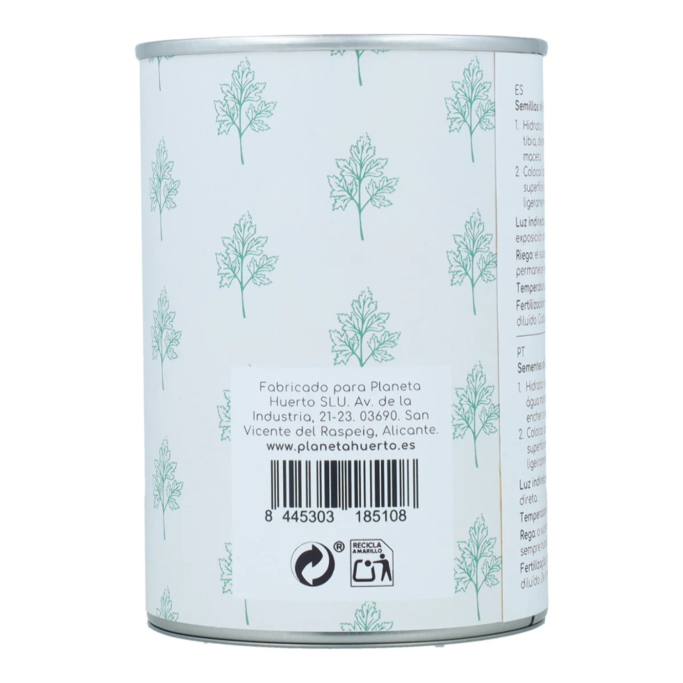 Kit de cultivo aromáticas Perejil Planeta Huerto