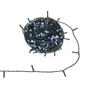 Guirlande lumineuse extérieure solaire 200 LED blanc froid l.20m
