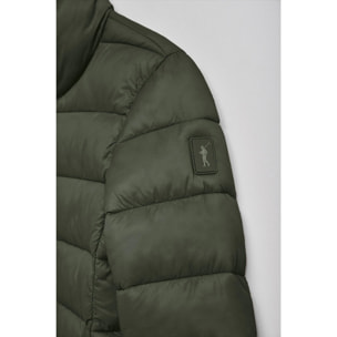 Chaqueta ultralight Susanne color verde con parche Rigby Go
