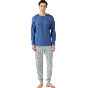Pigiama uomo estivo in cotone articolo colorful. Noidinotte