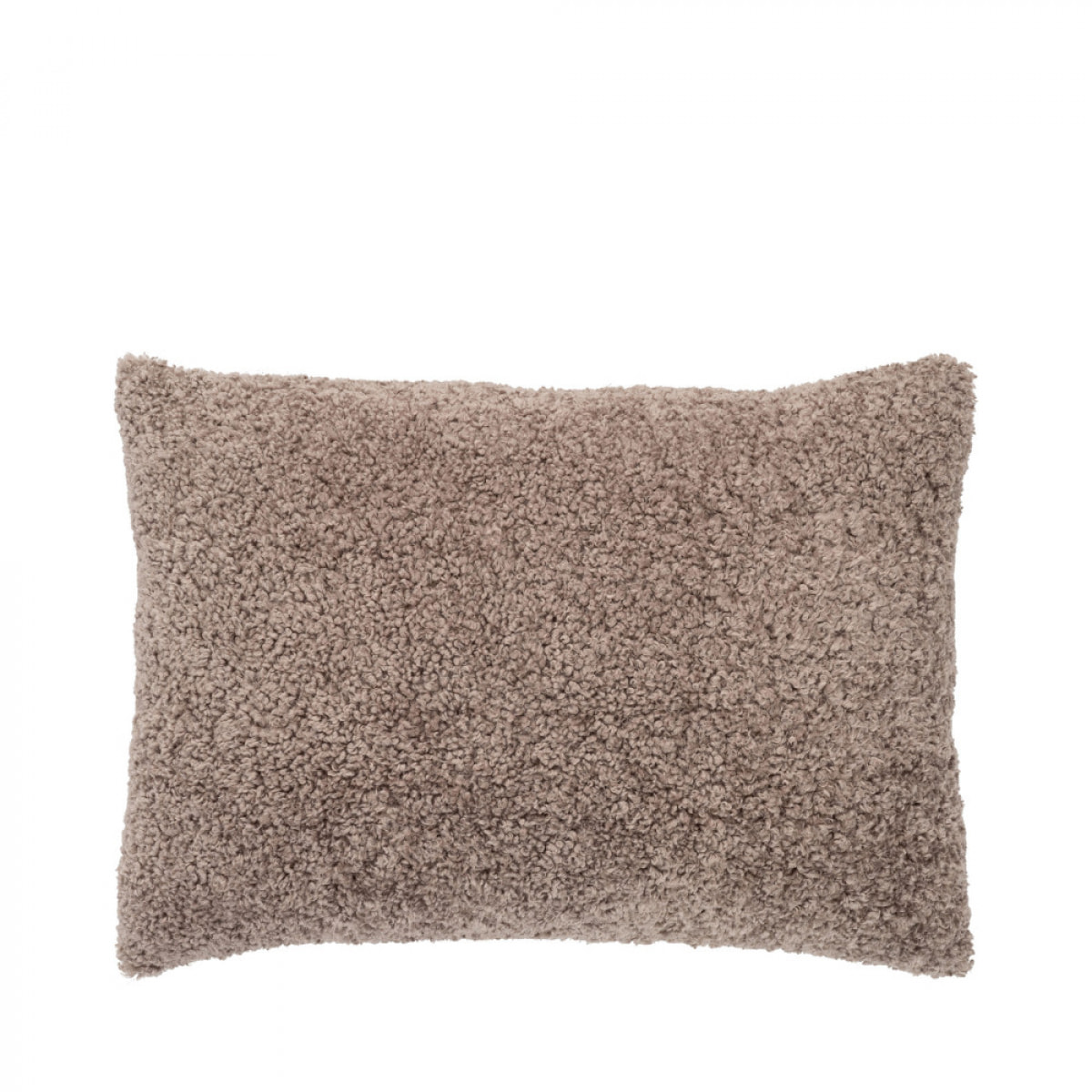 Tavira - Coussin en bouclette 45x60cm : Couleur - Brun.