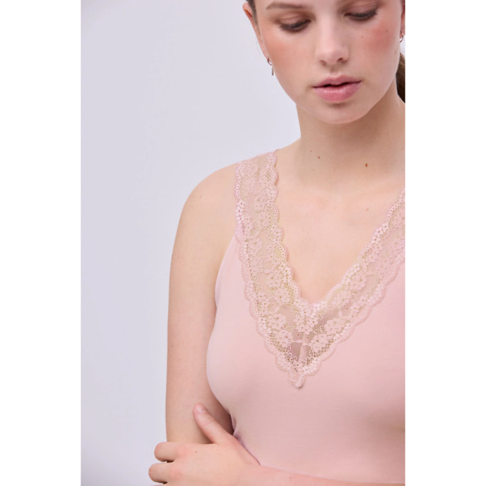 Perizoma laser con pizzo verde