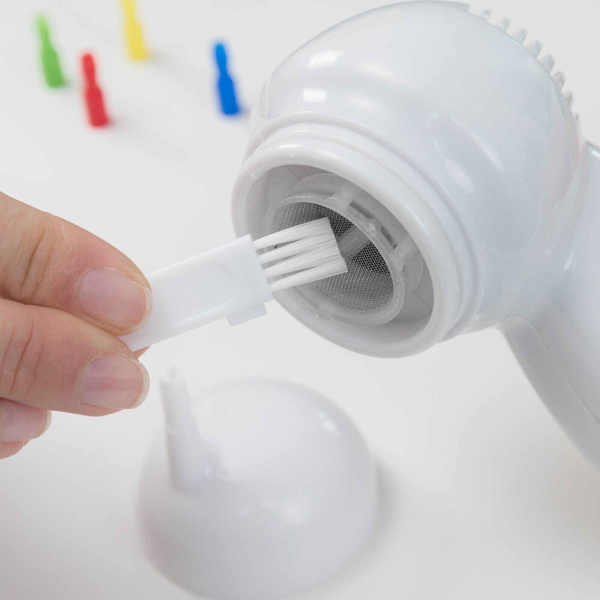 Aspiratore auricolare - bianco - 10 x 13 x 5,5 cm