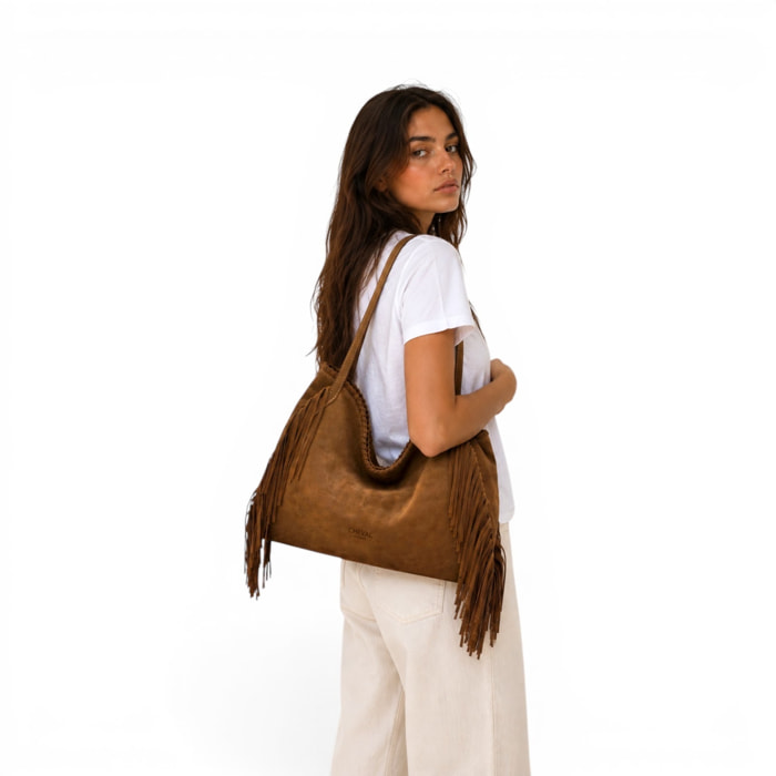 Borsa a Spalla Cheval Firenze Camelia Marrone