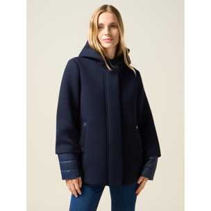 Oltre - Chaqueta con partes acolchadas - Azul