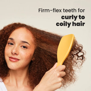 TANGLE TEEZER The Ultimate Detangler LARGE NATURALLY CURLY Daffodil Yellow