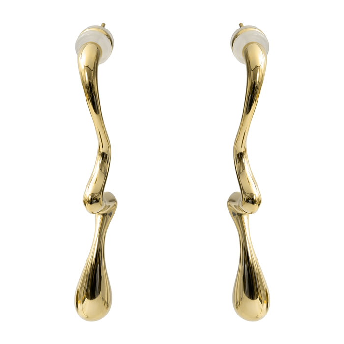 Pendientes Nakim acabado oro amarillo 18k