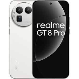 Smartphone REALME Pack GT8 Pro 512Go Blanc + Chargeur + Buds Clip