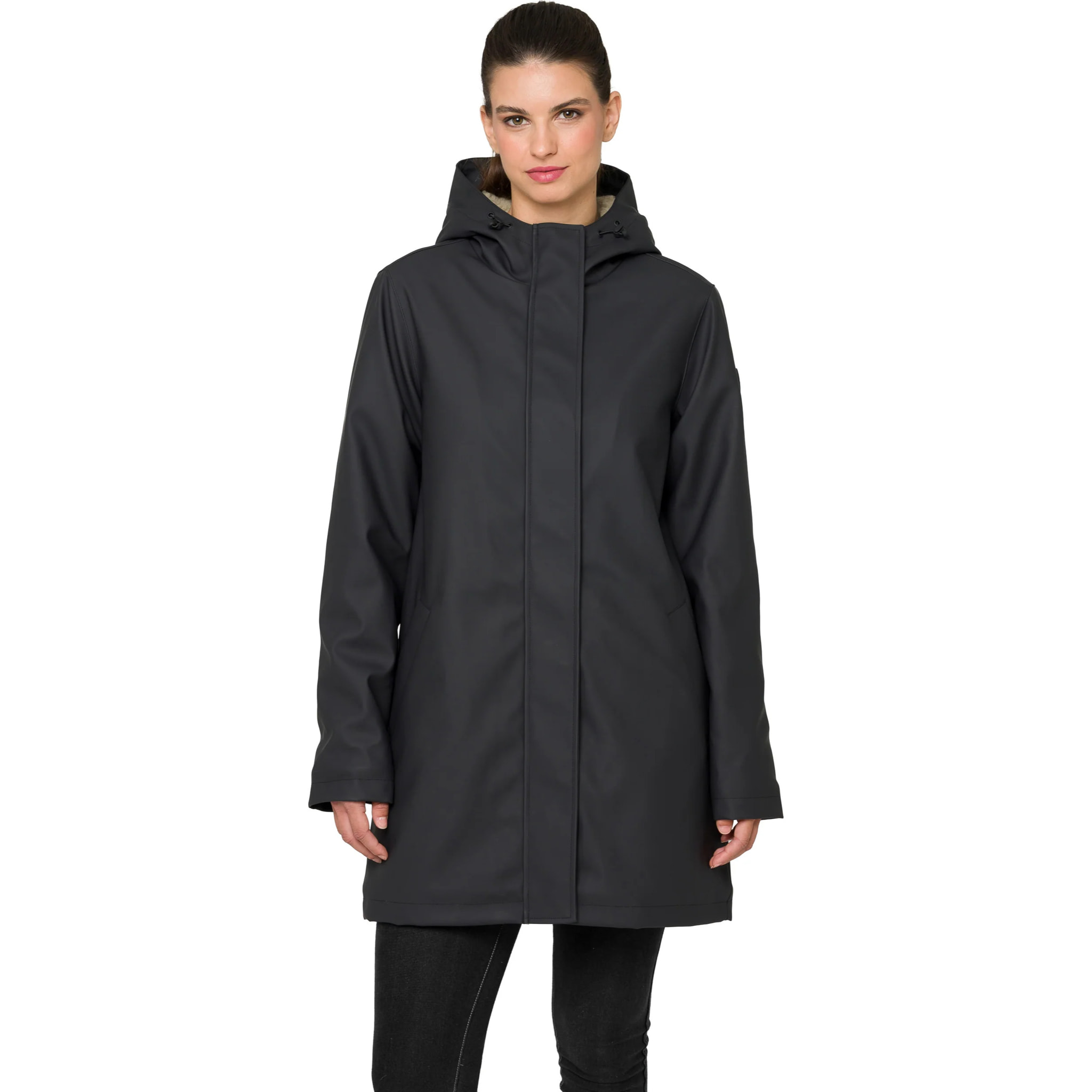 Parka YASMINE acolchada impermeable gris