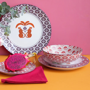Lot de 6 assiettes creuses, ZOELA