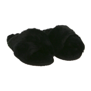 Chanclas ecopiel negras