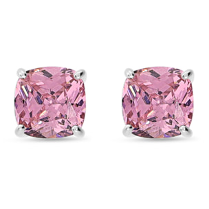 Orecchini in Argento 925 con Prisma Gem Rosa