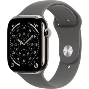 Montre connectée APPLE WATCH 42mm Tit Naturel / Gris Serie 11 S/M Cel