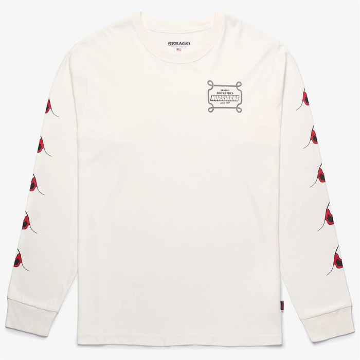 T-Shirts & Top Sebago Uomo Donna Bianco ROXBURY HURRICANE