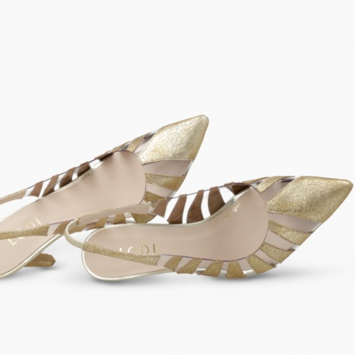 ZAPATOS DE SALÓN DORADOS RUAR