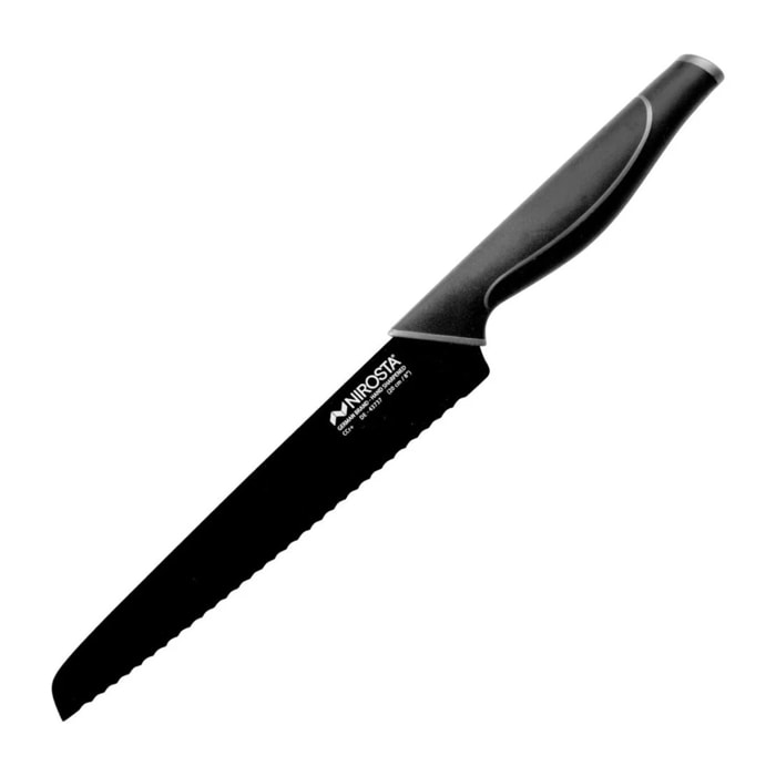 Couteau à pain dentelé Nirosta Black Edition
