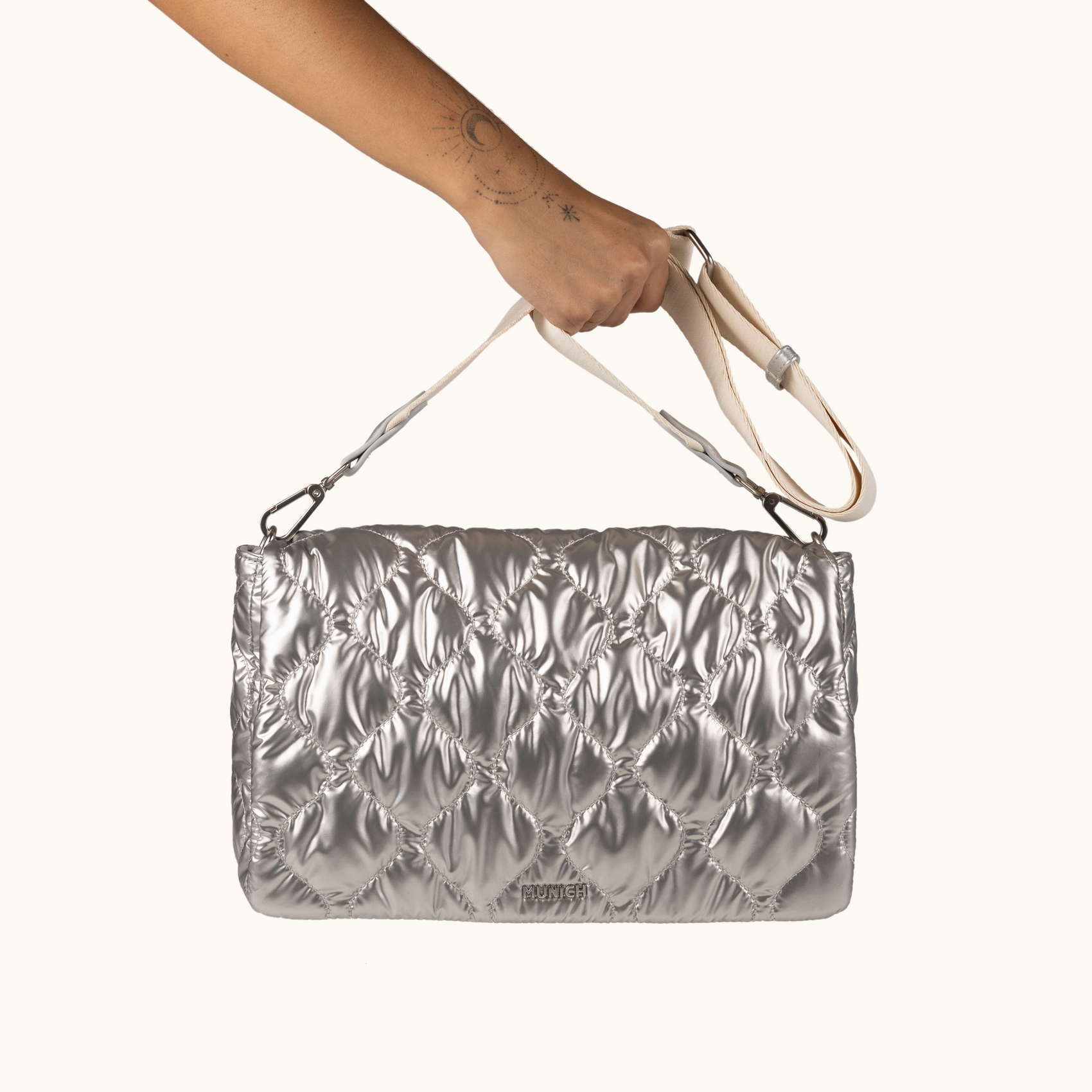COVER FW25 CROSSBODY MESSENGER C/SILVER