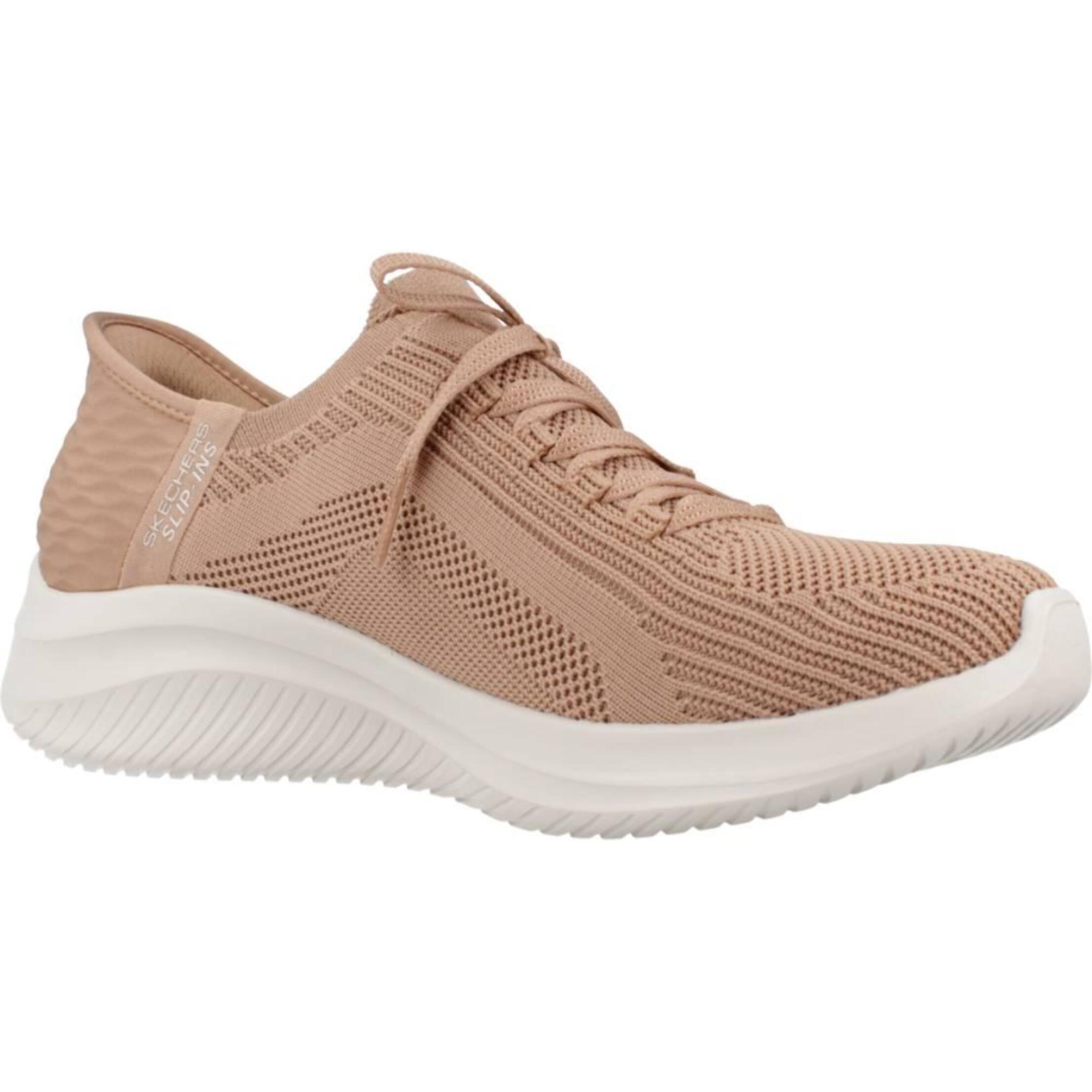 Sneakers De  Mujer Slip-ins: Ultra Flex 3.0 Tonal Stretc Bronce