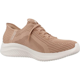 Sneakers De  Mujer Slip-ins: Ultra Flex 3.0 Tonal Stretc Bronce
