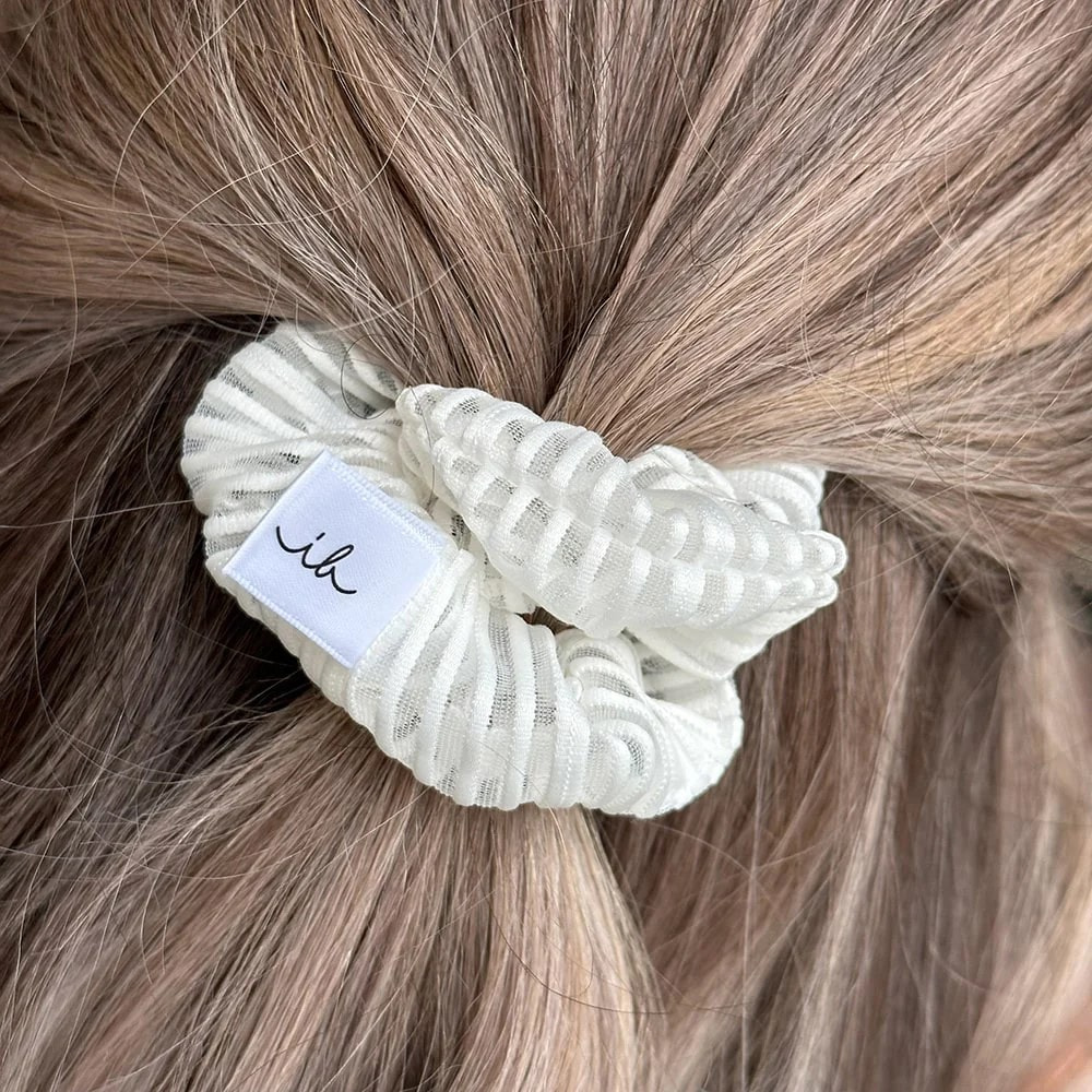 IB SPRUNCHIE EXTRA HOLD Pure White