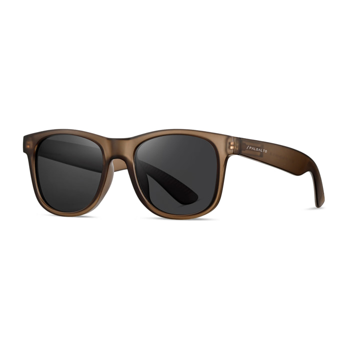 Gafas de sol PALO ALTO WINDSURF - Marrón mate / Polarizada ahumada