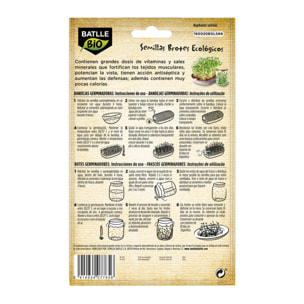 Semillas de Rabanito Sango ecológicas para germinados Batlle