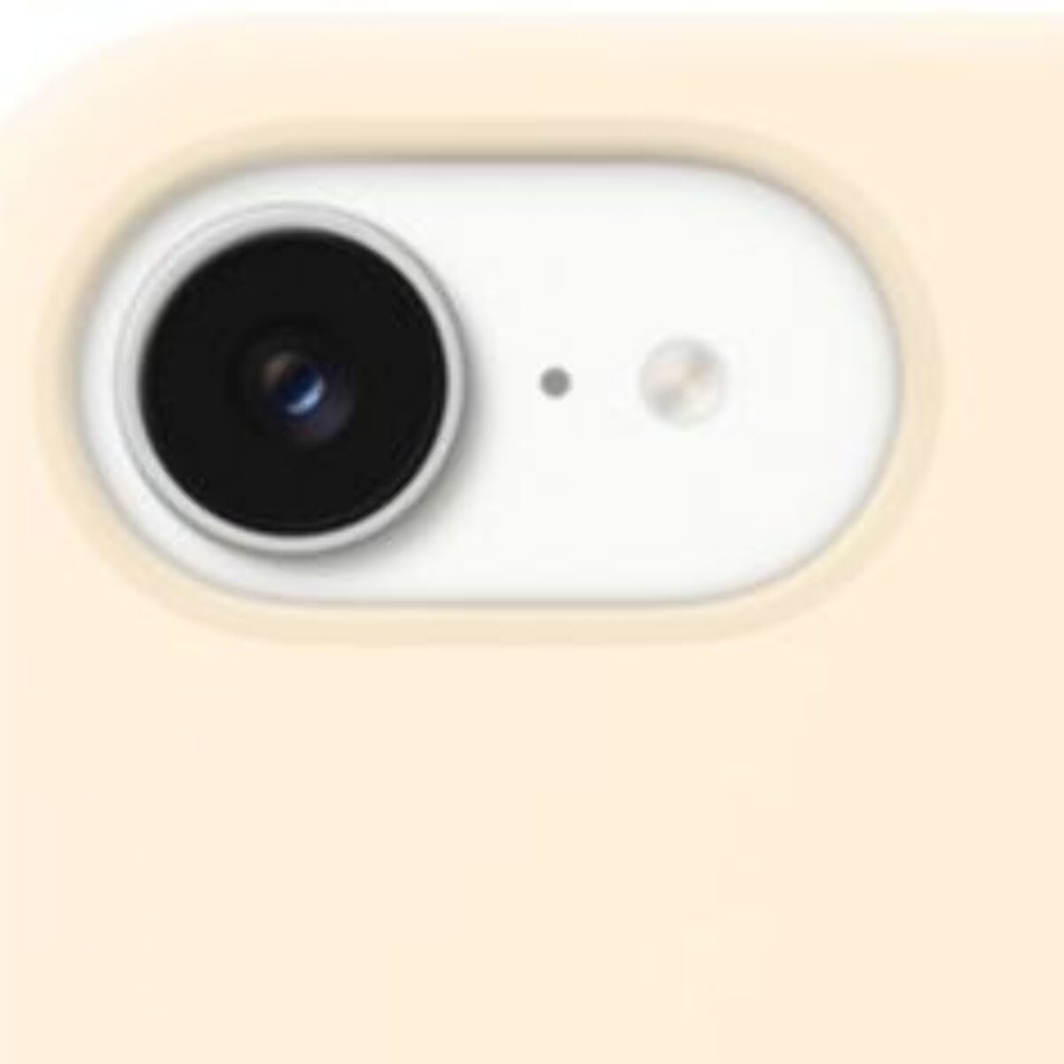 Coque APPLE iPhone 17e silicone Magsafe Vanille