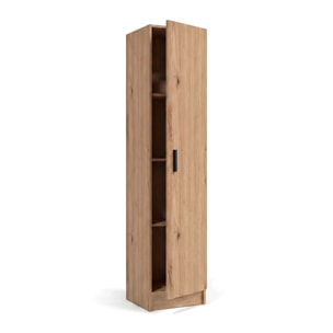 Armario de 1 puerta en alpine oak 37x180 cm Multi Useful 37 Alpine Oak