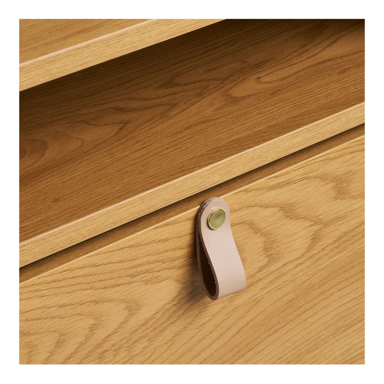 Scarpiera Barco in effetto rovere con struttura in acciaio 62x26x118 cm