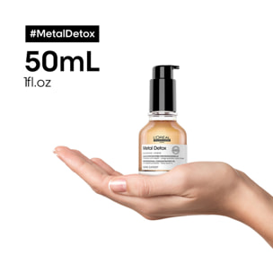 Série Expert Metal Detox - Huile Concentrée sans rinçage - cheveux sensibilisés et cassants 50 ml