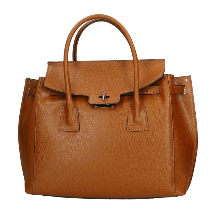 Borsa a mano da donna - Modello Dayana - Vera pelle - 34.0 x 32.0 x 12.0 cm