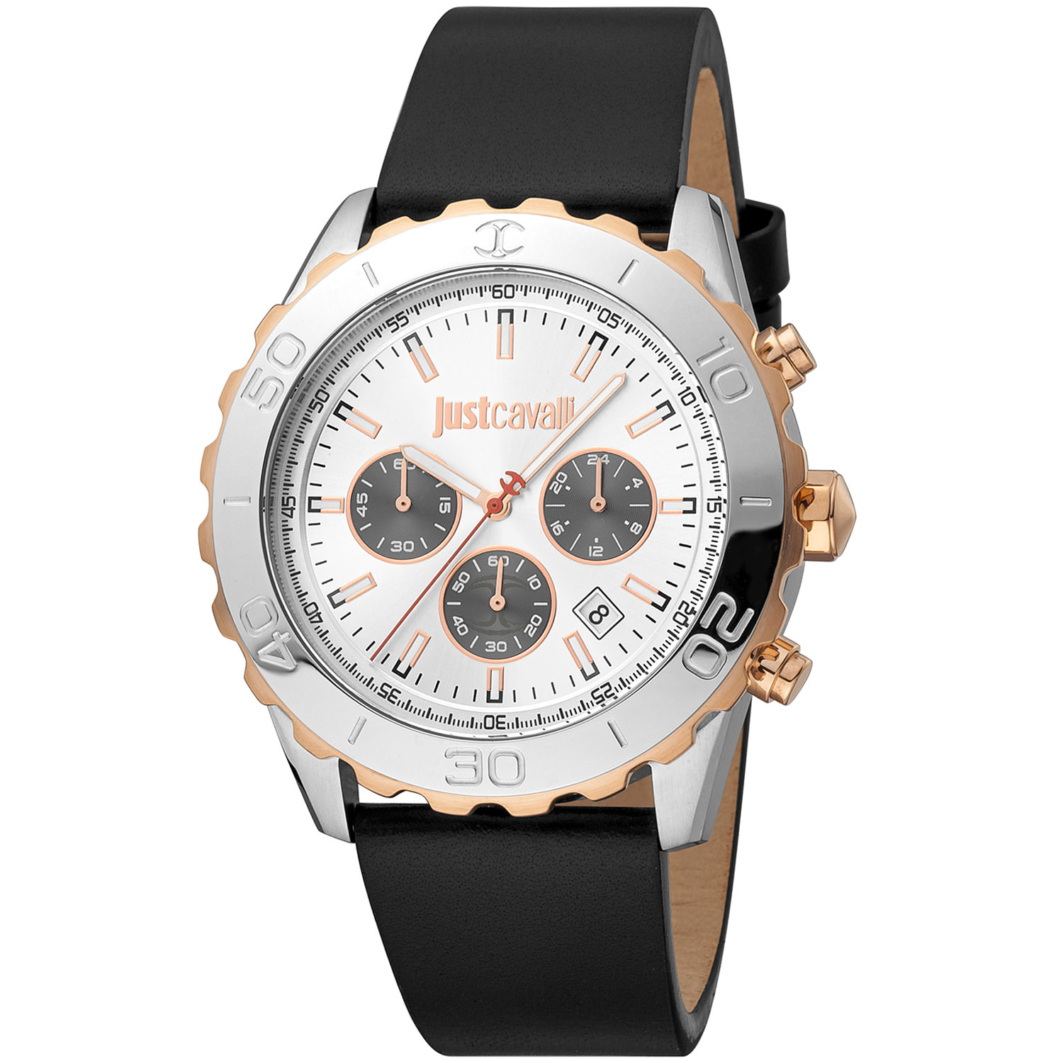 Reloj Just Cavalli JC1G214L0025 Hombre Analogico Cuarzo con Correa de Cuero