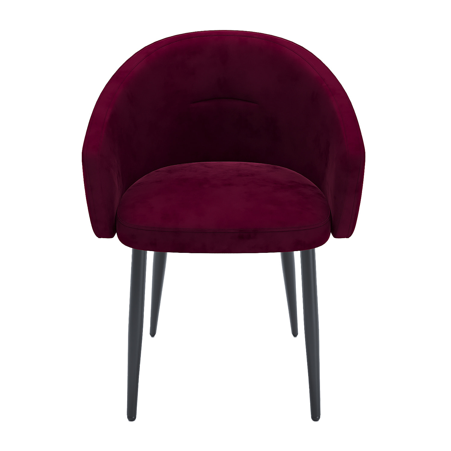 Paire de fauteuils de table design en velours