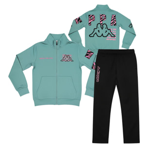 Tuta Ragazza KAPPA 8 - 16 Anni Cotone Felpato