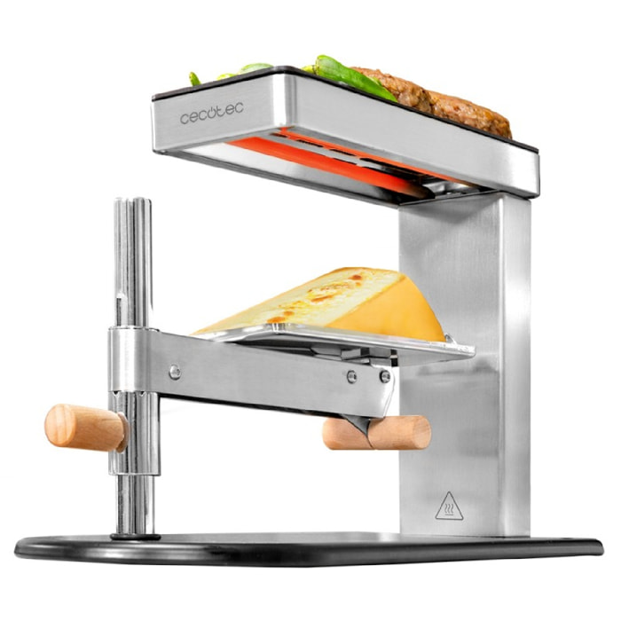 Raclette Grill Cheese&Grill 6000 Inox. 600 W, Diseño Elegante en Acero Inoxidabl