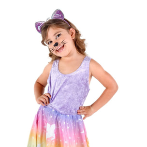 DIADEMA GATITA CORONITA CON FLORES