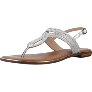 Sandalias Mujer de la marca GEOX  modelo D SOZY PLUS PLATA