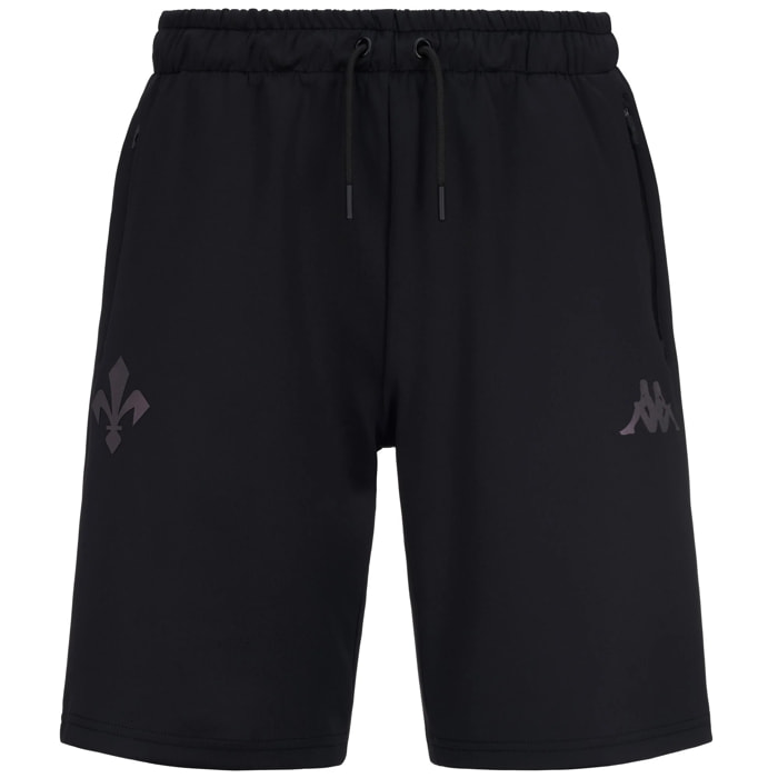 Kappa - Pantaloni Corti Uomo Nero - Atrin Fiorentina