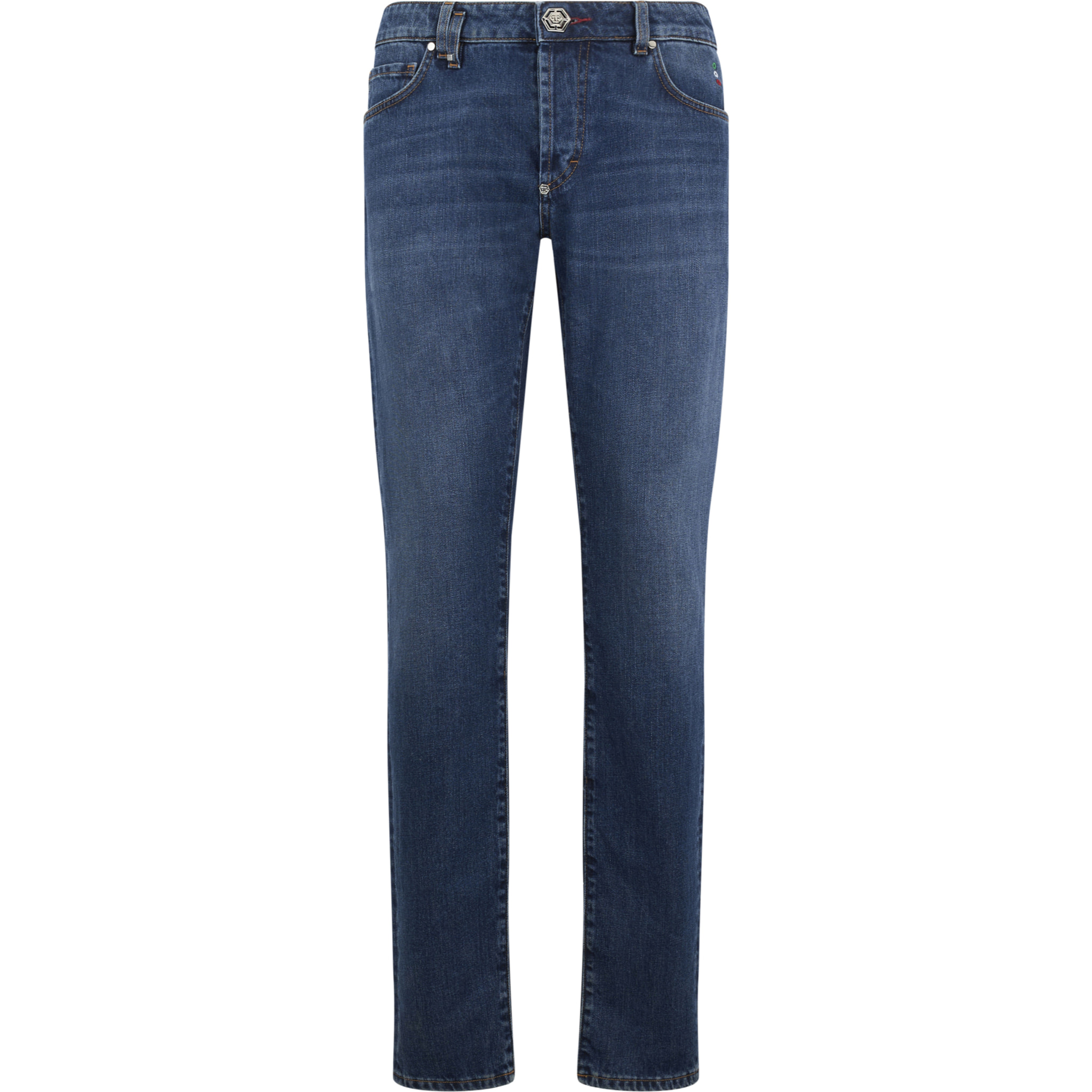 PHILIPP PLEIN Basic Straight Cut Jeans