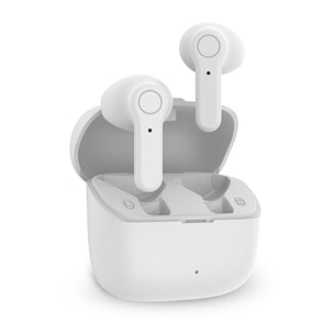 Auriculares Inalámbricos Earbuds TWS155 Blancos - Bluetooth 5.3 - Micrófono incluido