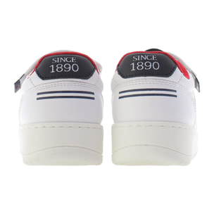 Sneakers U.S. Polo Assn. bianco-rosso