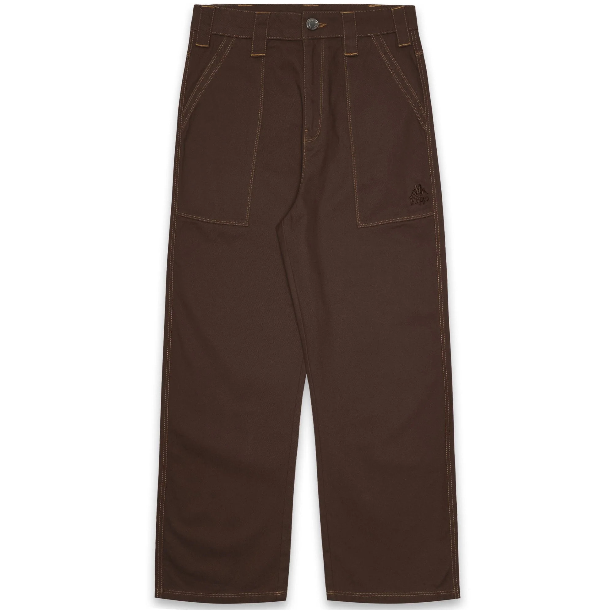 Kappa - Pantaloni Uomo Marrone - Authentic Oliver