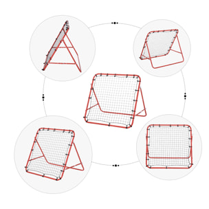 Red de Béisbol Red de Rebote con ángulo Ajustable para Entrenamiento 96x80x96 cm