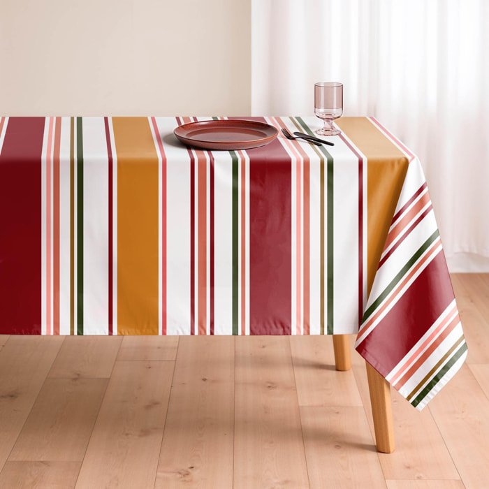 Mantel antimanchas JARA MULTICOLOR - 100% Algodón