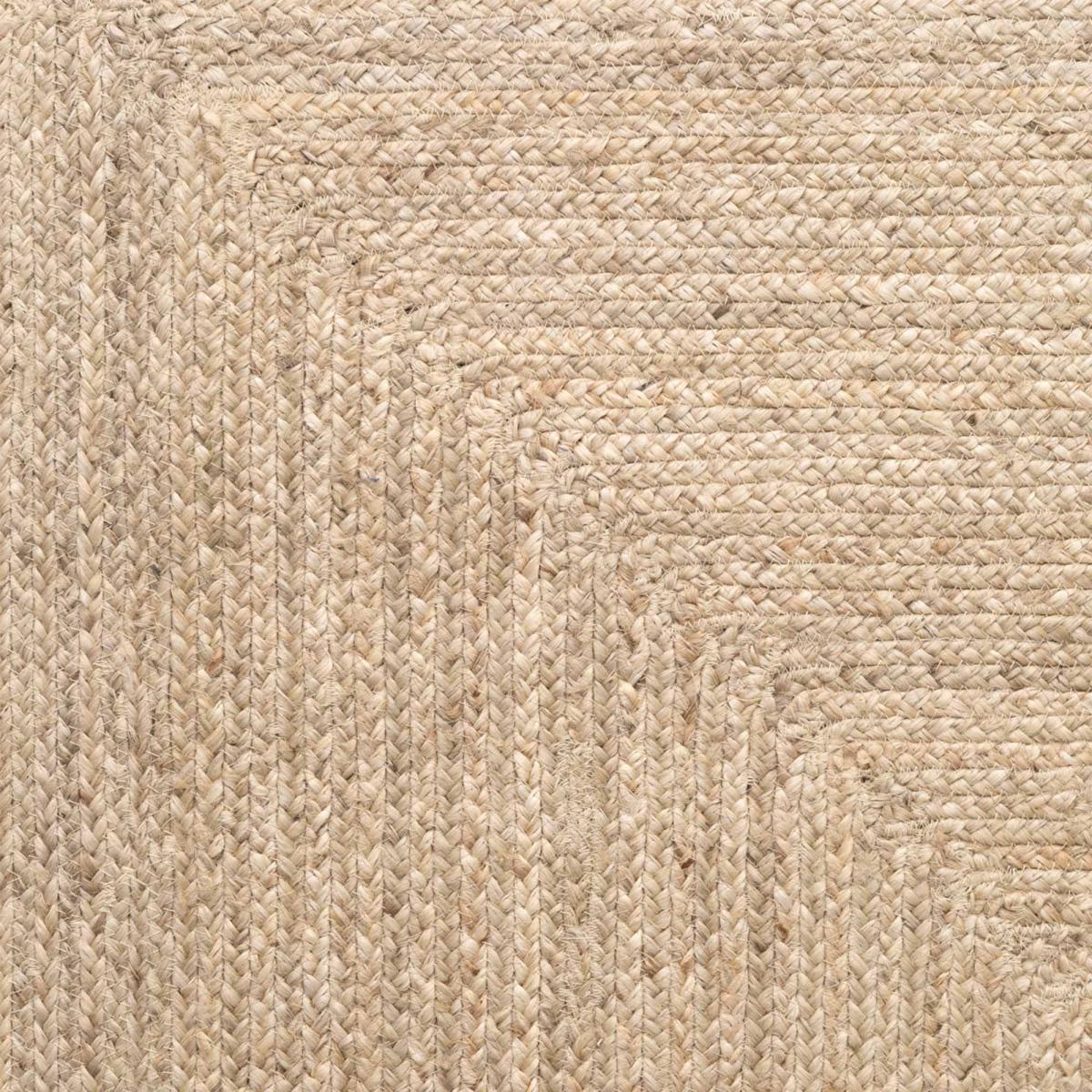 Tapis salon motif simple, veik tissé main, design chaleureux