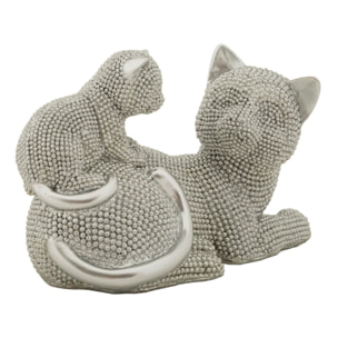 GATTO SPARKY CON CUCCIOLO CM 19X9X13