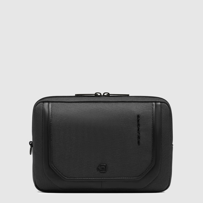 Piquadro Pochette uomo in tessuto riciclato