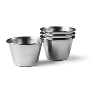 Set de 4 pots à sauce 7cl